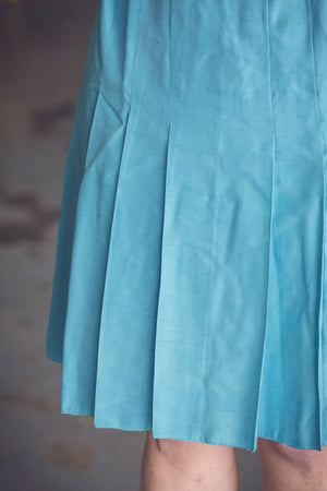 Robe turquoise style 60's