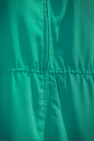 Robe vert lagon style 1980s