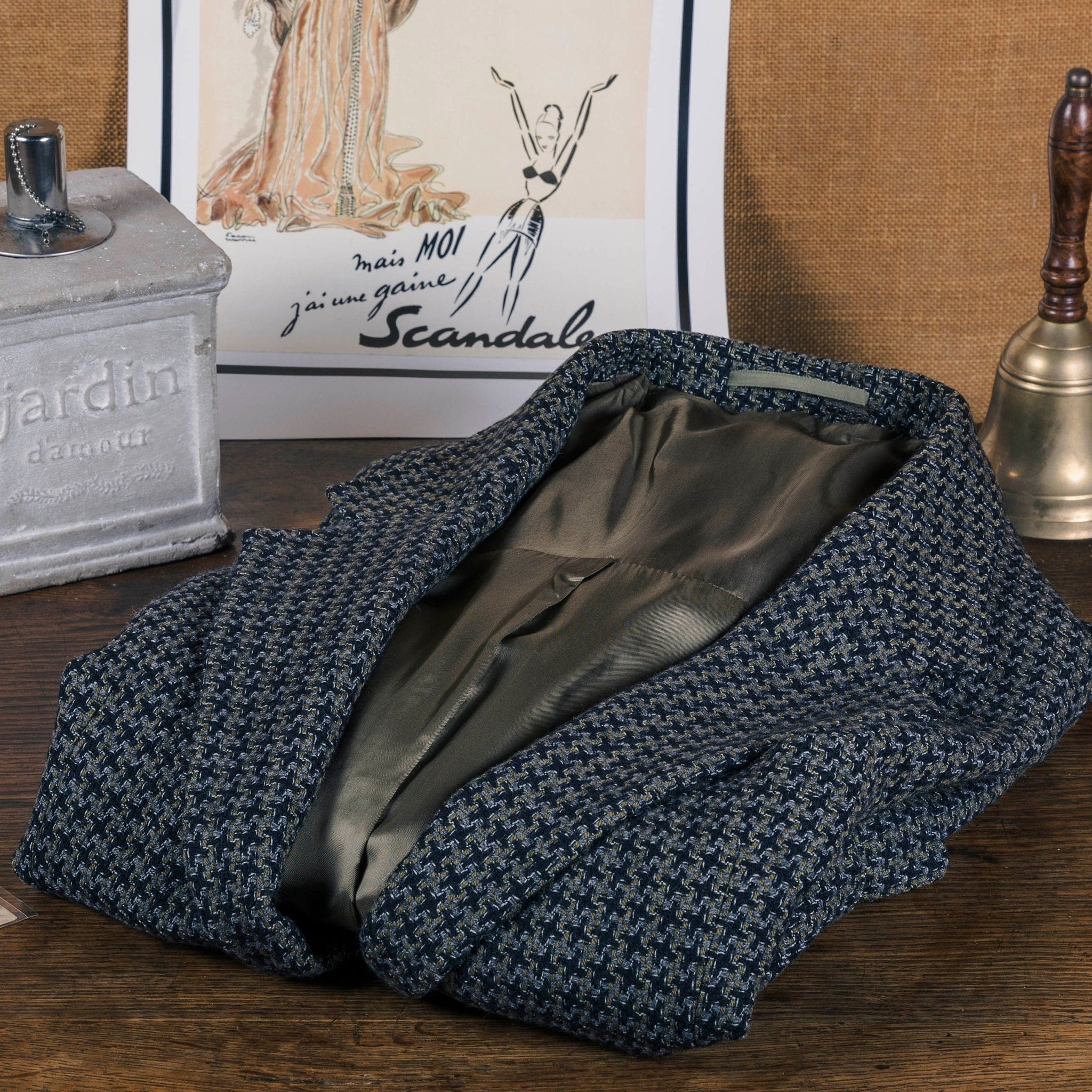 HUGO BOSS Veste blazer homme oversize en tweed - Made in France